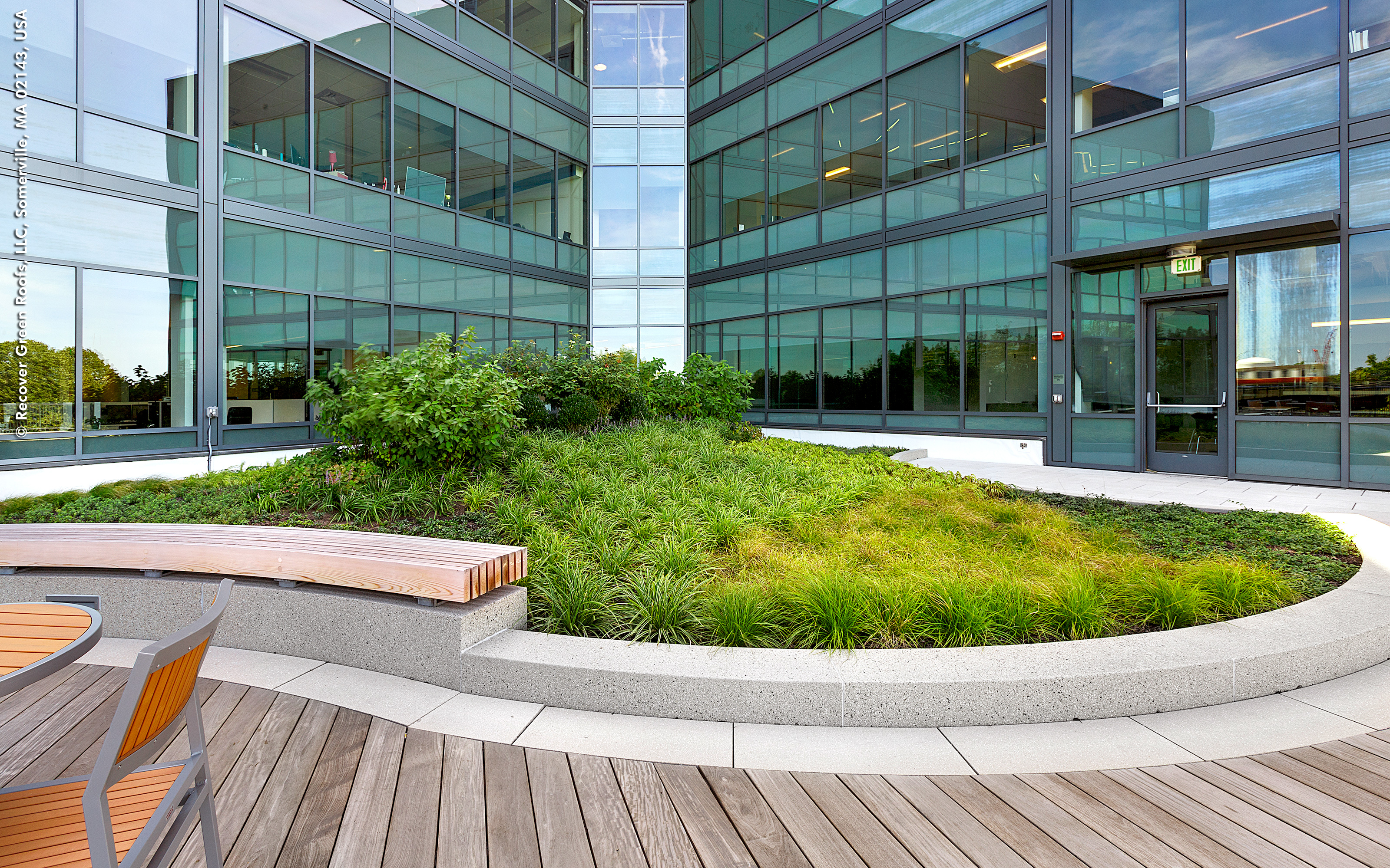 SPANX Corporate Headquarters Landscape Rooftop with ForeverLawn