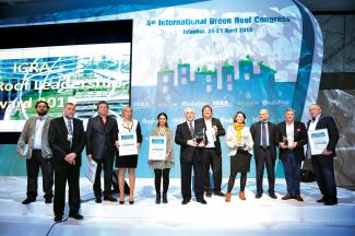 Rightly proud winners of IGRA Awards: Ömer Selcuk Baz (Yalın Architects), Roland Appl (IGRA), Emre Arolat (Emre Arolat Architects), Nesrin Karaoğlu Otuzoğlu (Karaoğlu Peyzaj) Nihan Şeşen (DS Architects), Mesut Pektas (Zorlu Property Group), Julian Zeidler (German Aerospace Centre), Caroline Haas (City of Paris), Wolfgang Ansel (IGRA), Tim Flynn (Tim Flynn Architects), Udo Dagenbach (Glasser & Dagenbach Landscape Architects) Award winners of the IGRA-Awards